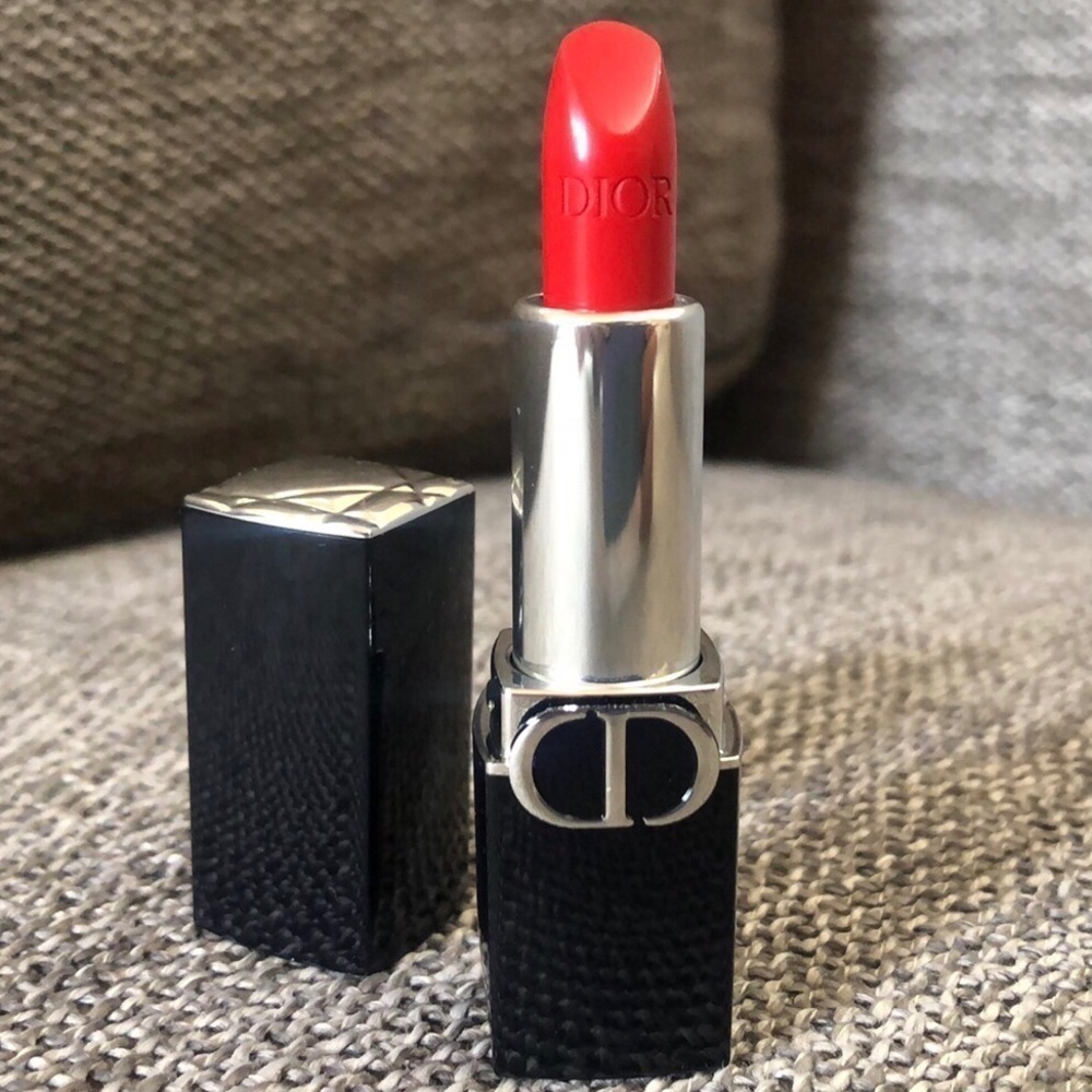 Dior Luxury Rouge Gift Lipstick 999 Satin Red 1.5g-0.05oz Miniature - Picture 3 of 10